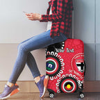 St Kilda NAIDOC 2026 Personalised Luggage Cover 50 Years of Deadly Aboriginal Art