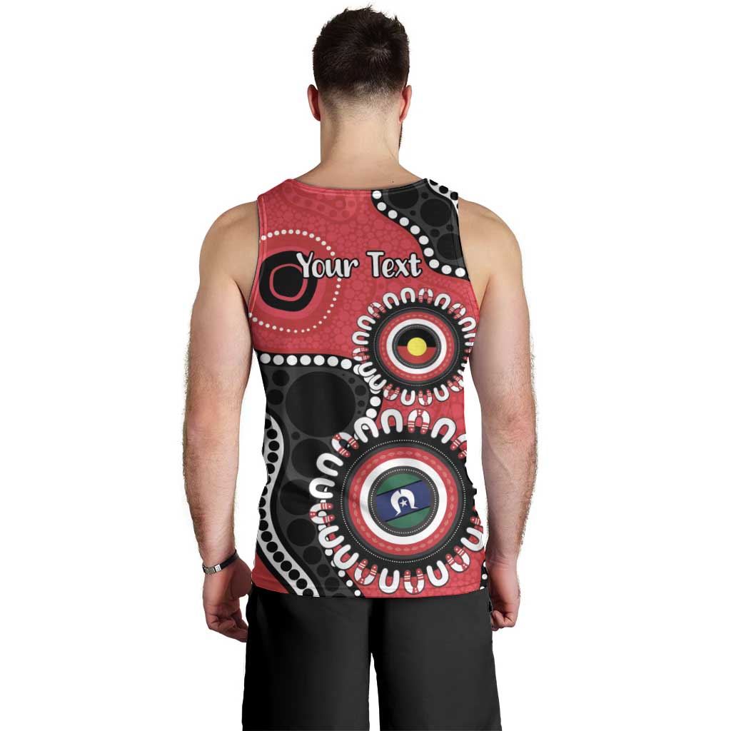 St Kilda NAIDOC 2026 Personalised Men Tank Top 50 Years of Deadly Aboriginal Art
