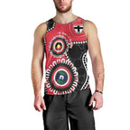 St Kilda NAIDOC 2026 Personalised Men Tank Top 50 Years of Deadly Aboriginal Art