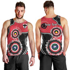 St Kilda NAIDOC 2026 Personalised Men Tank Top 50 Years of Deadly Aboriginal Art
