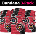 St Kilda NAIDOC 2026 Personalised Neck Gaiter 50 Years of Deadly Aboriginal Art