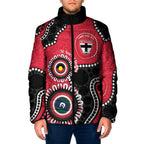St Kilda NAIDOC 2026 Personalised Padded Jacket 50 Years of Deadly Aboriginal Art