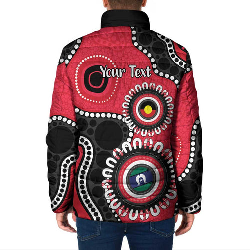 St Kilda NAIDOC 2026 Personalised Padded Jacket 50 Years of Deadly Aboriginal Art