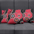 St Kilda NAIDOC 2026 Personalised Pillow Cover 50 Years of Deadly Aboriginal Art