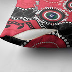 St Kilda NAIDOC 2026 Personalised Pillow Cover 50 Years of Deadly Aboriginal Art
