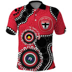 St Kilda NAIDOC 2026 Personalised Polo Shirt 50 Years of Deadly Aboriginal Art