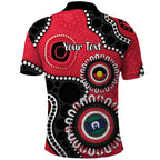 St Kilda NAIDOC 2026 Personalised Polo Shirt 50 Years of Deadly Aboriginal Art