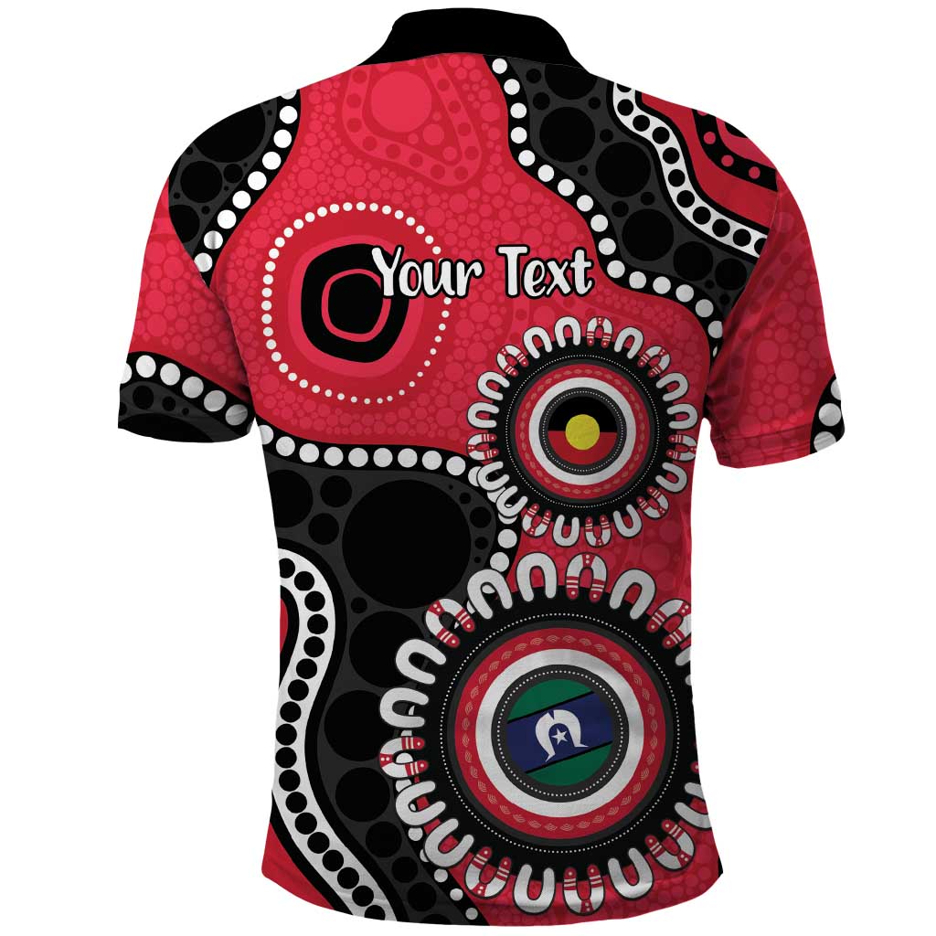 St Kilda NAIDOC 2026 Personalised Polo Shirt 50 Years of Deadly Aboriginal Art