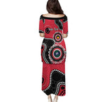 St Kilda NAIDOC 2026 Personalised Puletasi 50 Years of Deadly Aboriginal Art