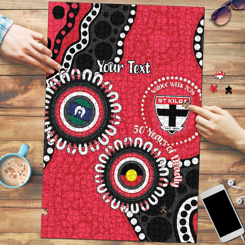 St Kilda NAIDOC 2026 Personalised Puzzle 50 Years of Deadly Aboriginal Art