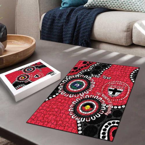 St Kilda NAIDOC 2026 Personalised Puzzle 50 Years of Deadly Aboriginal Art