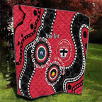 St Kilda NAIDOC 2026 Personalised Quilt 50 Years of Deadly Aboriginal Art