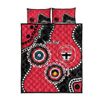 St Kilda NAIDOC 2026 Personalised Quilt Bed Set 50 Years of Deadly Aboriginal Art