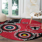 St Kilda NAIDOC 2026 Personalised Round Carpet 50 Years of Deadly Aboriginal Art