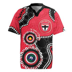 St Kilda NAIDOC 2026 Personalised Rugby Jersey 50 Years of Deadly Aboriginal Art