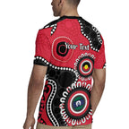 St Kilda NAIDOC 2026 Personalised Rugby Jersey 50 Years of Deadly Aboriginal Art