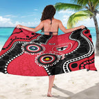 St Kilda NAIDOC 2026 Personalised Sarong 50 Years of Deadly Aboriginal Art