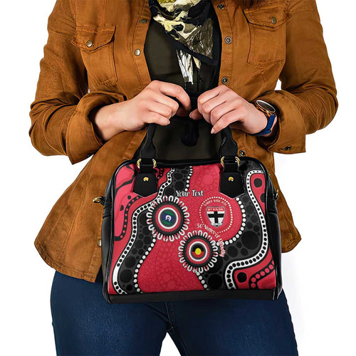 St Kilda NAIDOC 2026 Personalised Shoulder Handbag 50 Years of Deadly Aboriginal Art