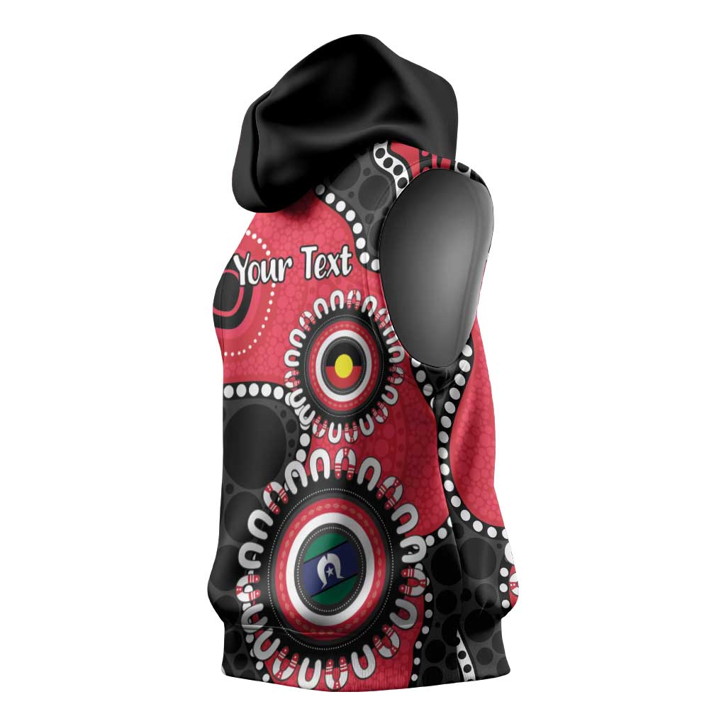 St Kilda NAIDOC 2026 Personalised Sleeveless Hoodie 50 Years of Deadly Aboriginal Art