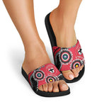 St Kilda NAIDOC 2026 Personalised Slide Sandals 50 Years of Deadly Aboriginal Art