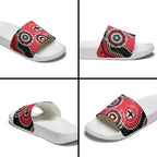 St Kilda NAIDOC 2026 Personalised Slide Sandals 50 Years of Deadly Aboriginal Art