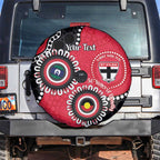 St Kilda NAIDOC 2026 Personalised Spare Tire Cover 50 Years of Deadly Aboriginal Art