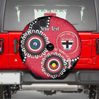St Kilda NAIDOC 2026 Personalised Spare Tire Cover 50 Years of Deadly Aboriginal Art