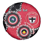 St Kilda NAIDOC 2026 Personalised Spare Tire Cover 50 Years of Deadly Aboriginal Art