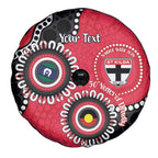 St Kilda NAIDOC 2026 Personalised Spare Tire Cover 50 Years of Deadly Aboriginal Art