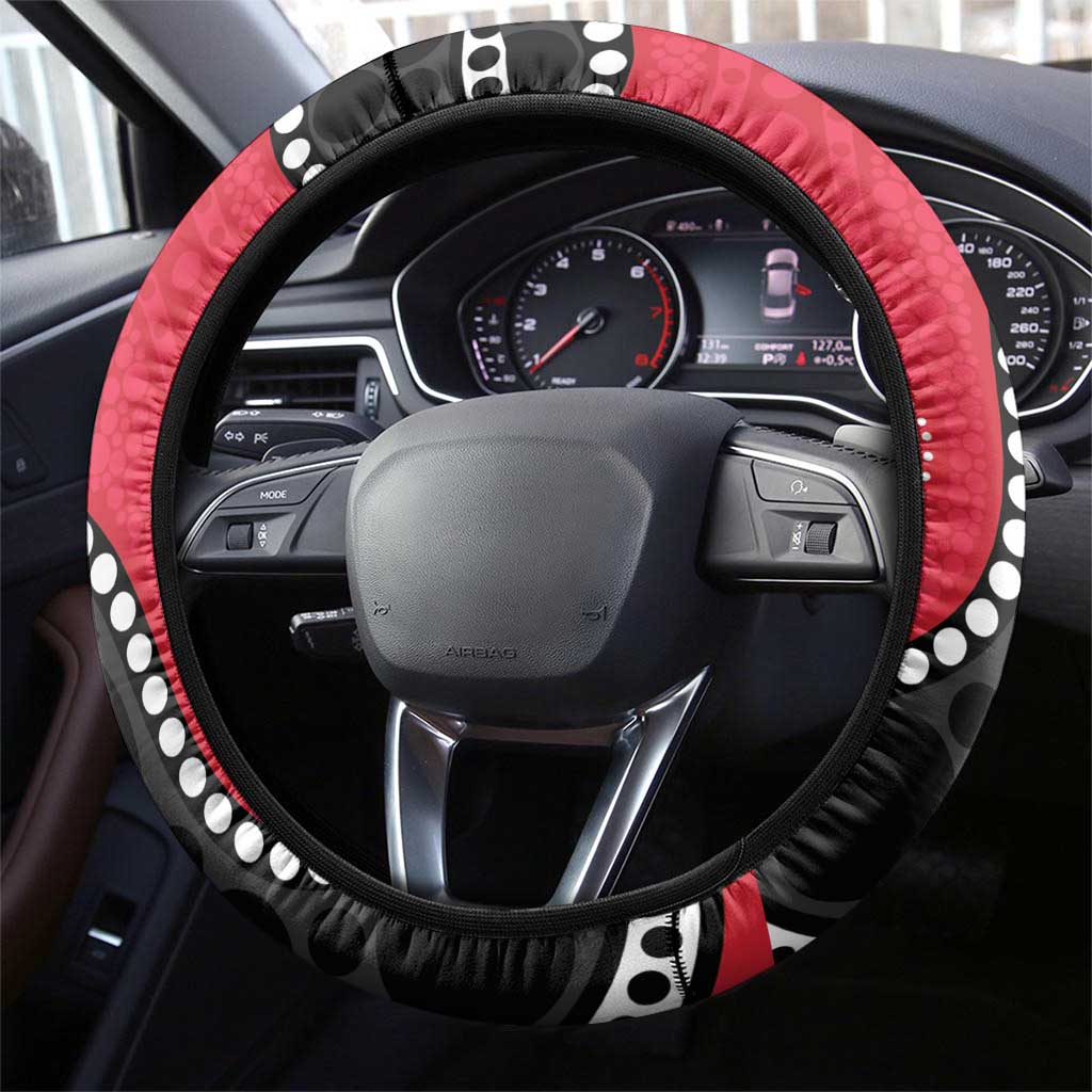 St Kilda NAIDOC 2026 Steering Wheel Cover 50 Years of Deadly Aboriginal Art