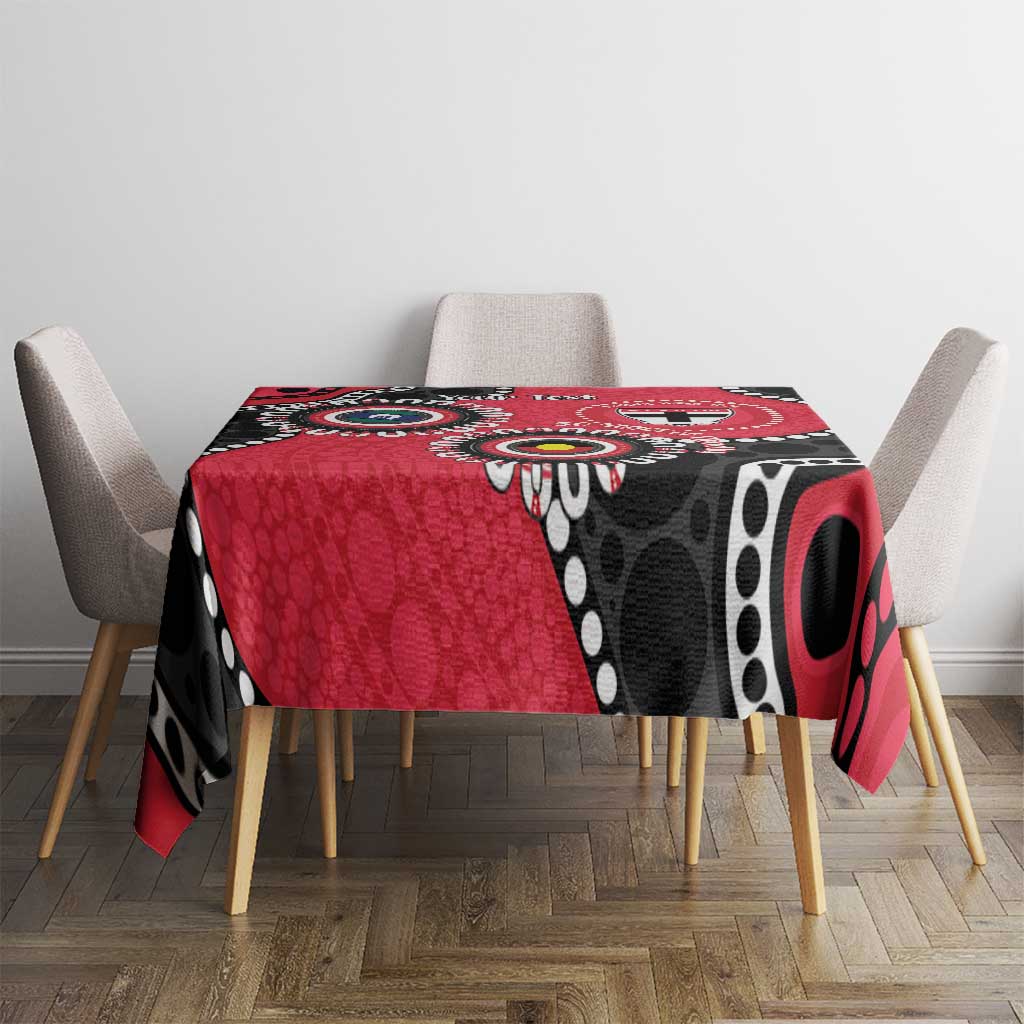 St Kilda NAIDOC 2026 Personalised Tablecloth 50 Years of Deadly Aboriginal Art