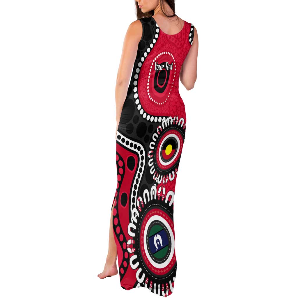St Kilda NAIDOC 2026 Personalised Tank Maxi Dress 50 Years of Deadly Aboriginal Art