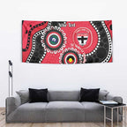 St Kilda NAIDOC 2026 Personalised Tapestry 50 Years of Deadly Aboriginal Art