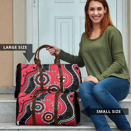 St Kilda NAIDOC 2026 Personalised Travel Bag 50 Years of Deadly Aboriginal Art
