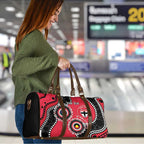 St Kilda NAIDOC 2026 Personalised Travel Bag 50 Years of Deadly Aboriginal Art