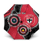 St Kilda NAIDOC 2026 Personalised Umbrella 50 Years of Deadly Aboriginal Art