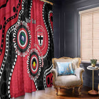 St Kilda NAIDOC 2026 Personalised Window Curtain 50 Years of Deadly Aboriginal Art