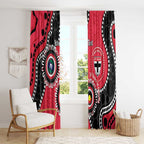 St Kilda NAIDOC 2026 Personalised Window Curtain 50 Years of Deadly Aboriginal Art