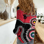 St Kilda NAIDOC 2026 Personalised Women Casual Shirt 50 Years of Deadly Aboriginal Art