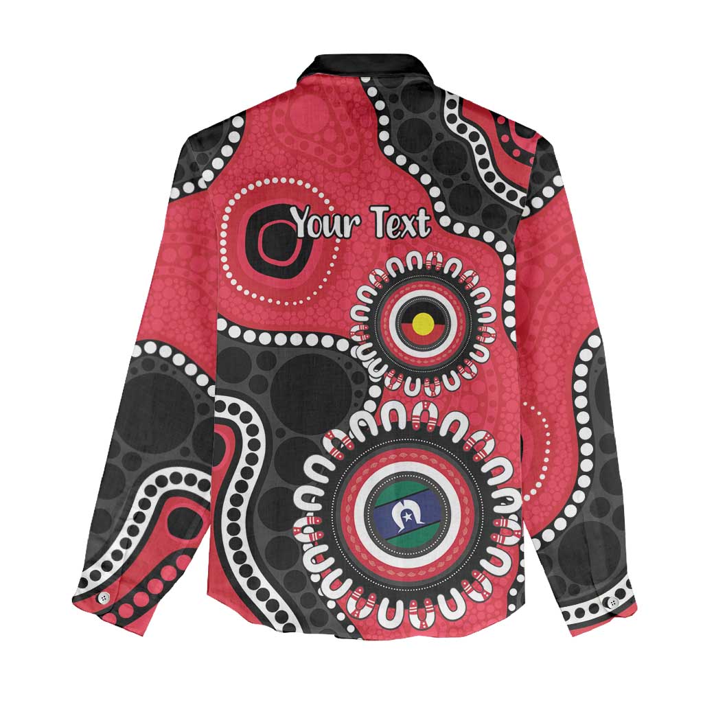 St Kilda NAIDOC 2026 Personalised Women Casual Shirt 50 Years of Deadly Aboriginal Art