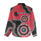St Kilda NAIDOC 2026 Personalised Women Casual Shirt 50 Years of Deadly Aboriginal Art