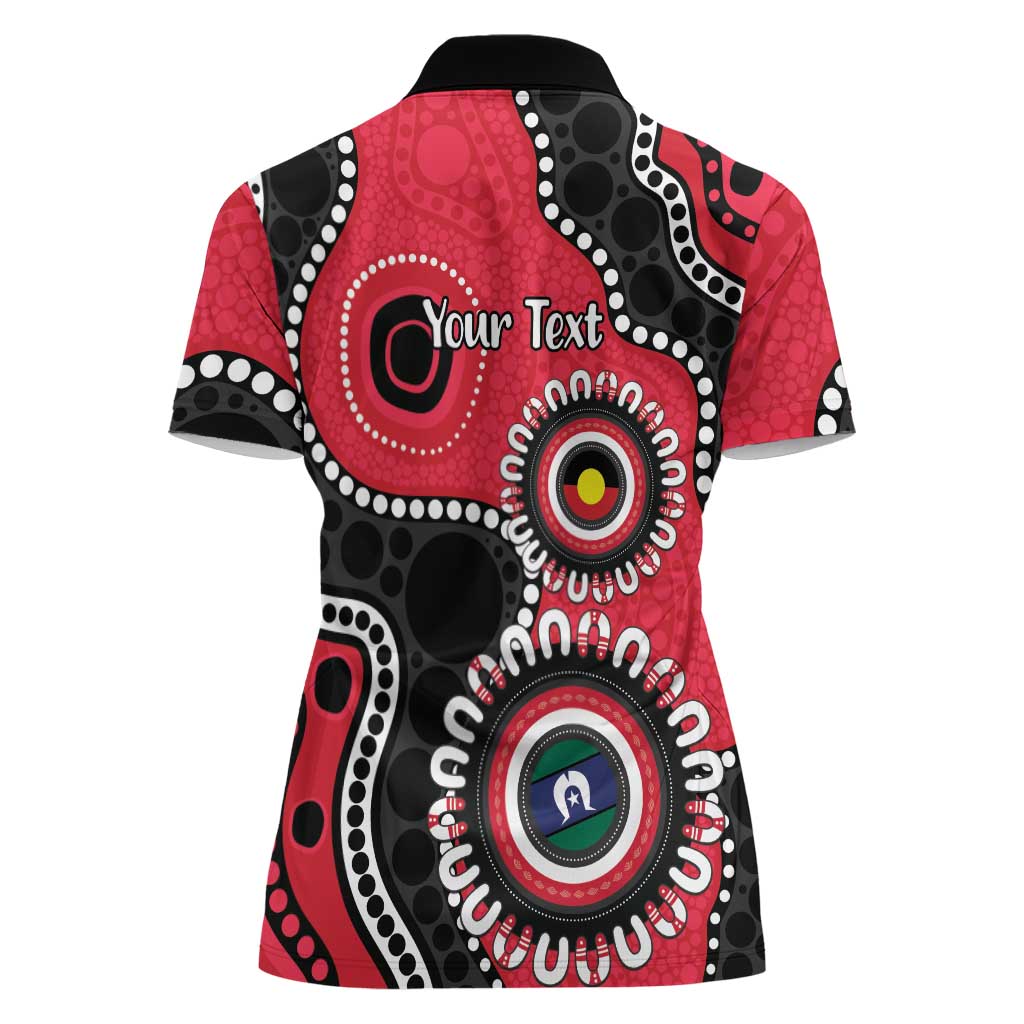 St Kilda NAIDOC 2026 Personalised Women Polo Shirt 50 Years of Deadly Aboriginal Art