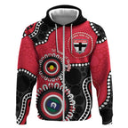 St Kilda NAIDOC 2026 Personalised Zip Hoodie 50 Years of Deadly Aboriginal Art