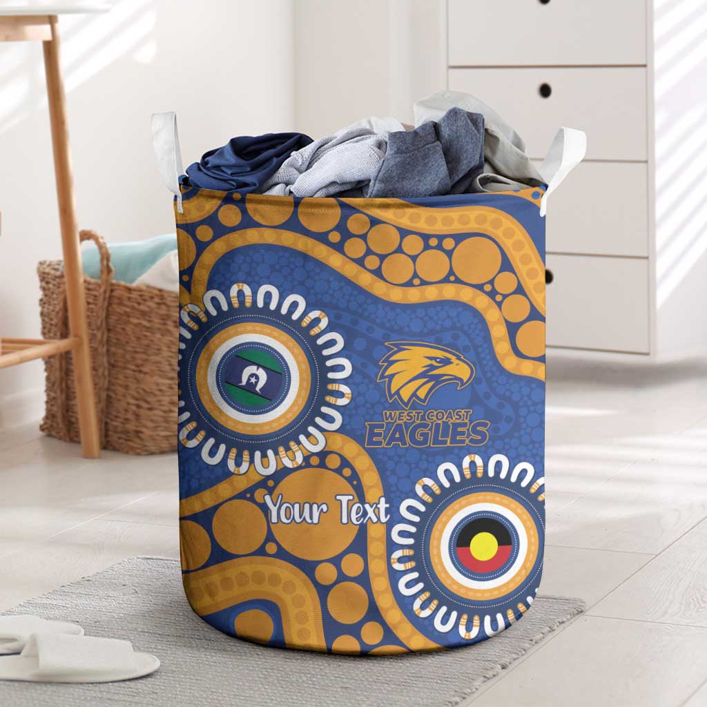 Eagles NAIDOC 2026 Personalised Laundry Basket 50 Years of Deadly Aboriginal Art