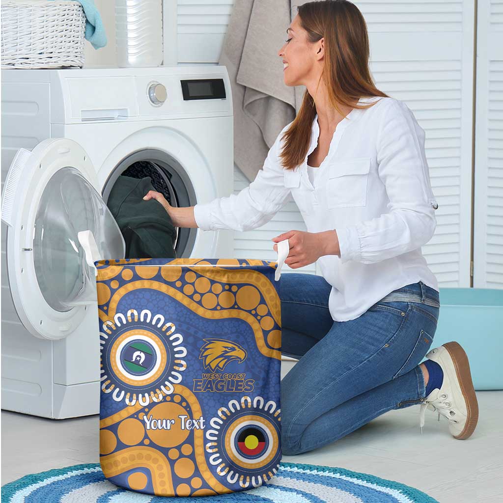 Eagles NAIDOC 2026 Personalised Laundry Basket 50 Years of Deadly Aboriginal Art
