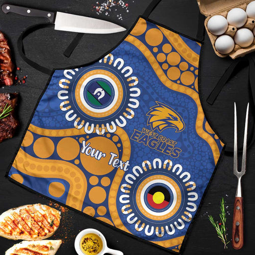 Eagles NAIDOC 2026 Personalised Apron 50 Years of Deadly Aboriginal Art