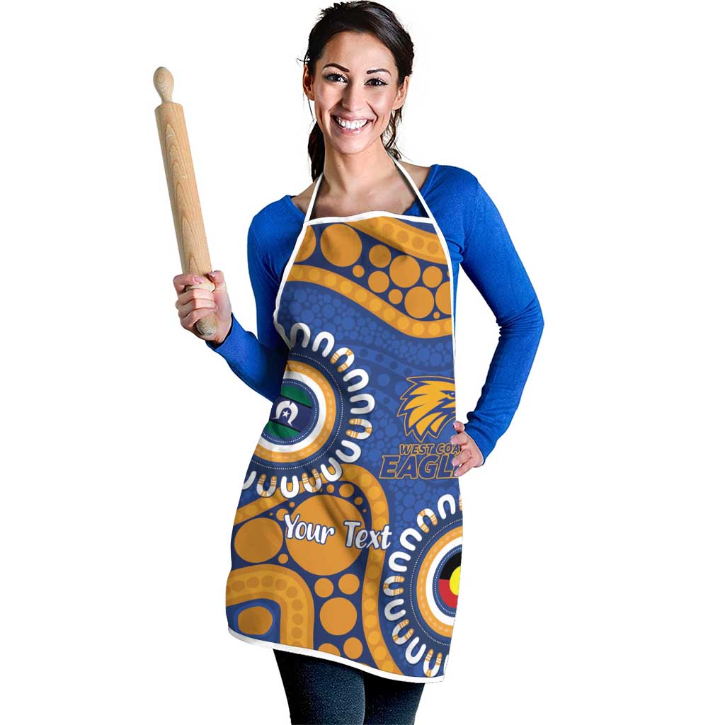Eagles NAIDOC 2026 Personalised Apron 50 Years of Deadly Aboriginal Art