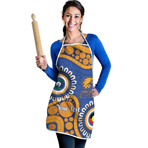 Eagles NAIDOC 2026 Personalised Apron 50 Years of Deadly Aboriginal Art
