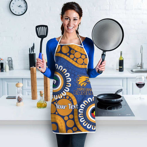 Eagles NAIDOC 2026 Personalised Apron 50 Years of Deadly Aboriginal Art