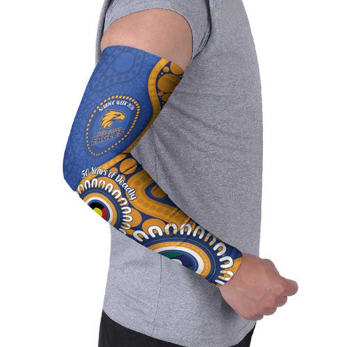 Eagles NAIDOC 2026 Personalised Arm Sleeves 50 Years of Deadly Aboriginal Art